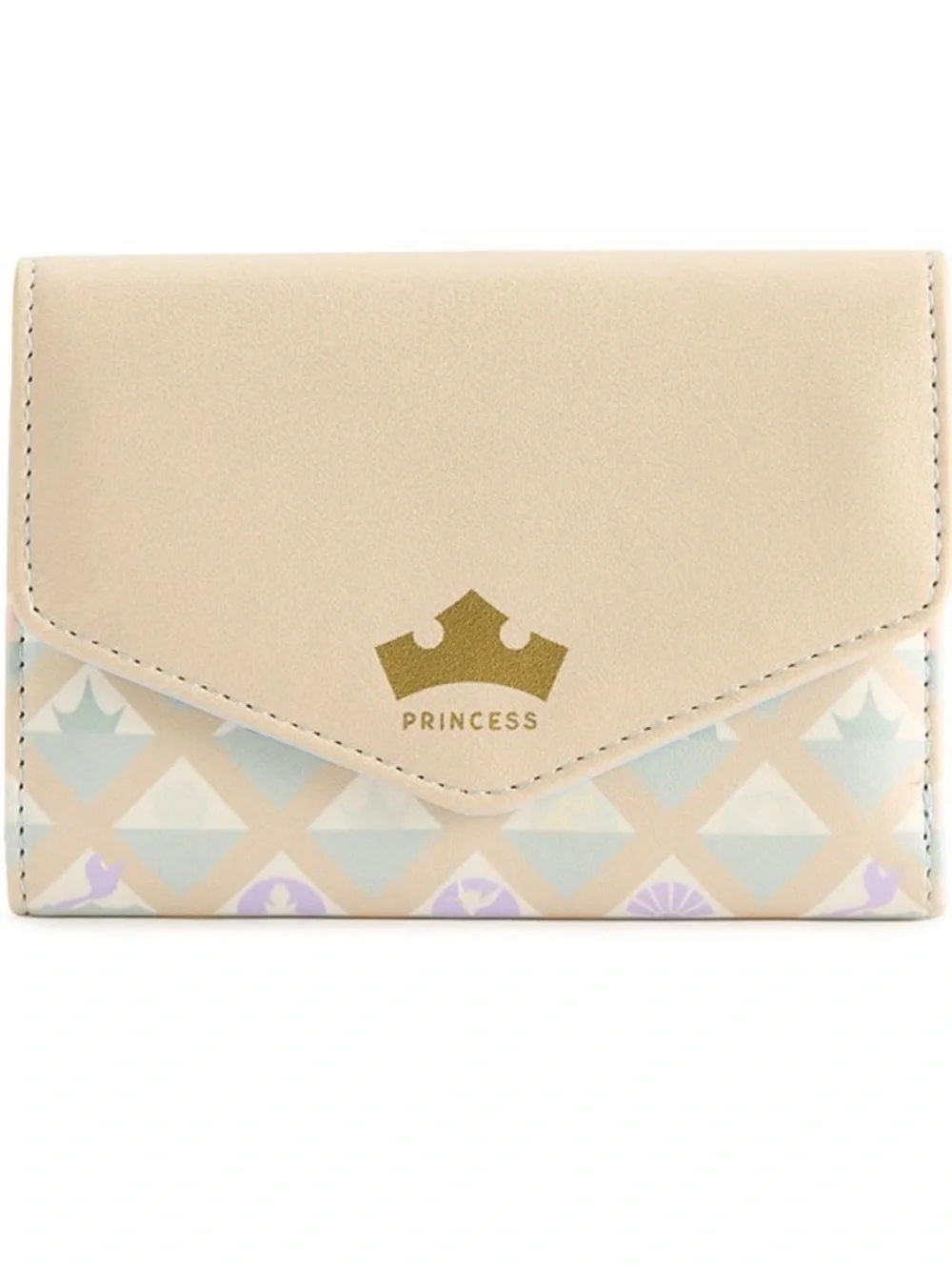 Disney Princess Tri-fold Geometric Print Wallet - Picture 2 of 5